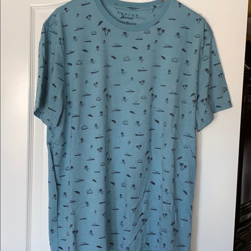 Lucky Brand Venice Burnout t shirt